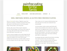 Tablet Screenshot of painfreeeating.com